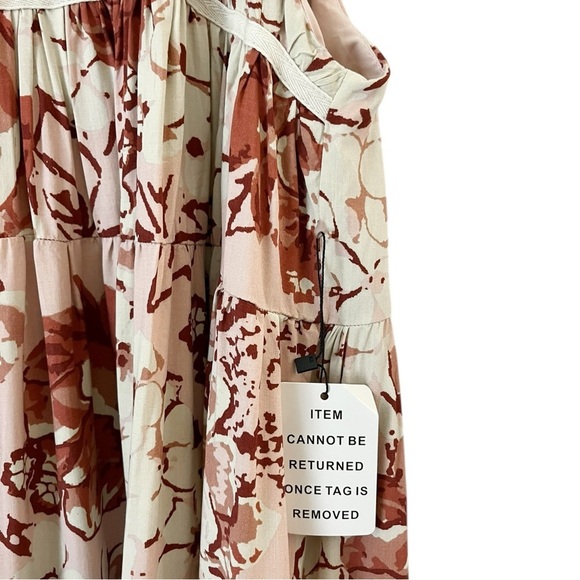 JOYFOLIE Mia Joy Girls Size 12 Irvette Pink Floral Maxi Boho Sleeveless Dress - Picture 8 of 9